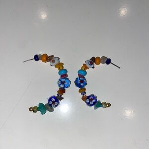 Zara beaded earrings | worn once but have been sanitized